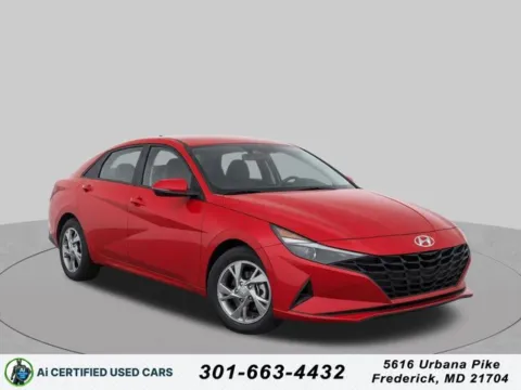 Red 2021 Hyundai Elantra SE for sale in Frederick, MD