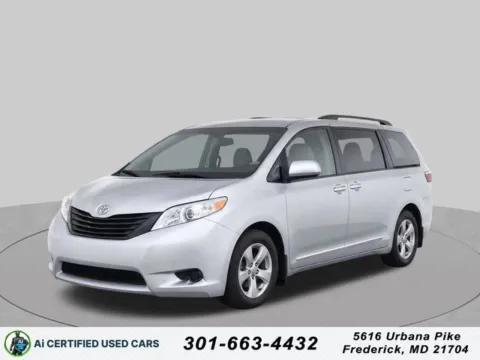 Silver 2017 Toyota Sienna LE for sale in Frederick, MD