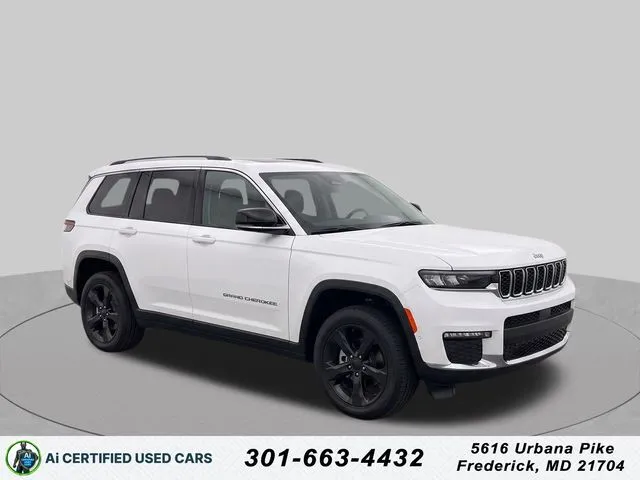 White 2021 Jeep Grand Cherokee L Limited for sale in Frederick, MD