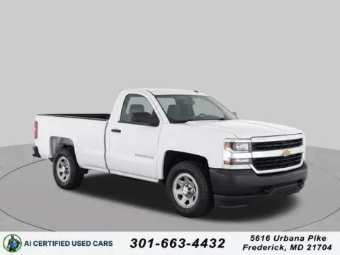 White 2016 Chevrolet Silverado 1500 WT for sale in Frederick, MD