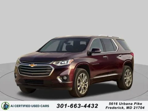 Gray 2021 Chevrolet Traverse LT for sale in Frederick, MD