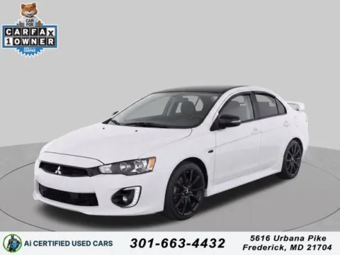 White 2017 Mitsubishi Lancer LE for sale in Frederick, MD