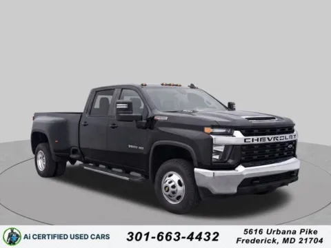 Black 2021 Chevrolet Silverado 3500 HD LT for sale in Frederick, MD
