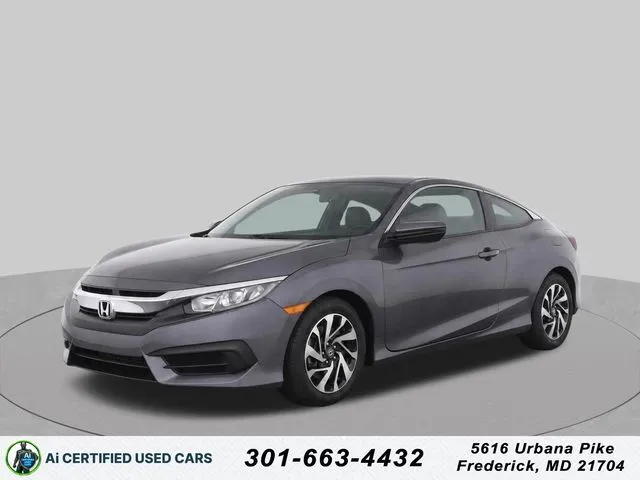 Gray 2016 Honda Civic LX-P for sale in Frederick, MD