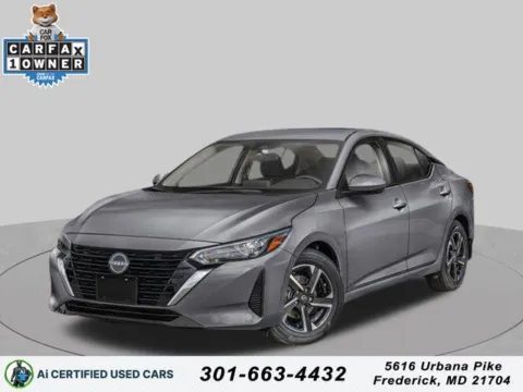 Red 2025 Nissan Sentra SV for sale in Frederick, MD