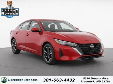 Red 2025 Nissan Sentra SV for sale in Frederick, MD