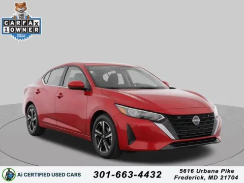 Red 2025 Nissan Sentra SV for sale in Frederick, MD