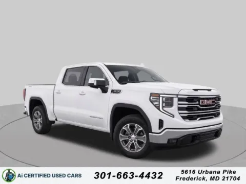 White 2024 GMC Sierra 1500 SLT for sale in Frederick, MD
