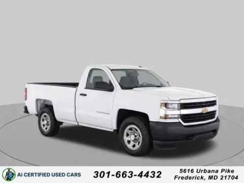 White 2016 Chevrolet Silverado 1500 WT for sale in Frederick, MD