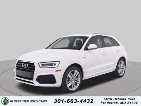 White 2018 Audi Q3 2.0T Premium Plus for sale in Frederick, MD