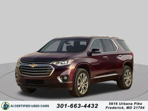 Gray 2021 Chevrolet Traverse LT for sale in Frederick, MD