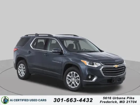 Gray 2021 Chevrolet Traverse LT for sale in Frederick, MD