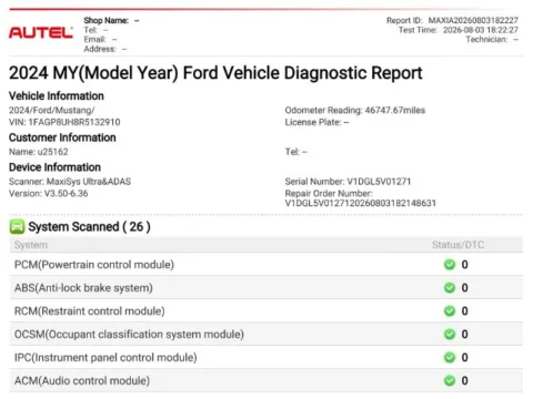 Another view of 2024 Ford Mustang EcoBoost Premium for sale in Frederick, MD at Ai Certified Used Cars