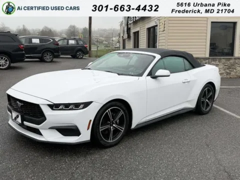 White 2024 Ford Mustang EcoBoost Premium for sale in Frederick, MD