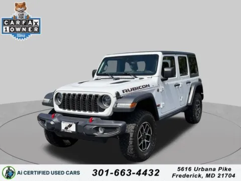 White 2025 Jeep Wrangler Rubicon for sale in Frederick, MD