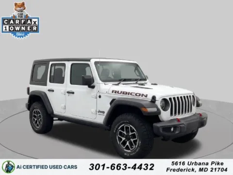White 2025 Jeep Wrangler Rubicon for sale in Frederick, MD