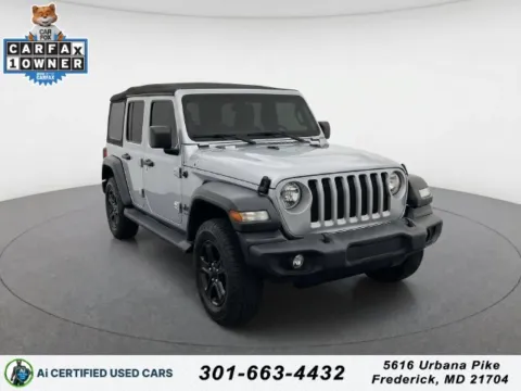 Silver 2022 Jeep Wrangler Unlimited Sport S for sale in Frederick, MD