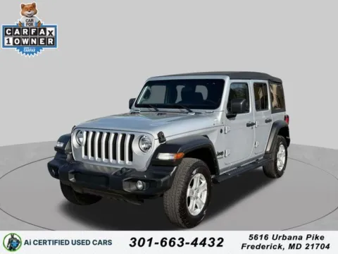 Silver 2022 Jeep Wrangler Unlimited Sport S for sale in Frederick, MD