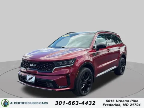 Red 2022 Kia Sorento SX for sale in Frederick, MD