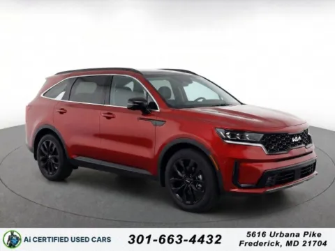 Red 2022 Kia Sorento SX for sale in Frederick, MD