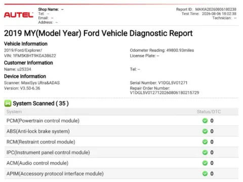 Another view of 2019 Ford Explorer Platinum for sale in Frederick, MD at Ai Certified Used Cars