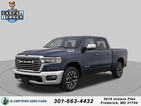 Blue 2026 Ram 1500 Laramie for sale in Frederick, MD
