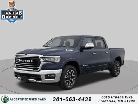 Blue 2026 Ram 1500 Laramie for sale in Frederick, MD
