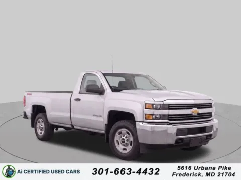 Silver 2017 Chevrolet Silverado 2500 HD Work Truck for sale in Frederick, MD