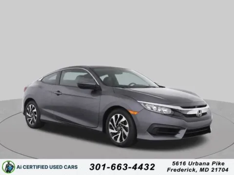 Gray 2016 Honda Civic LX-P for sale in Frederick, MD
