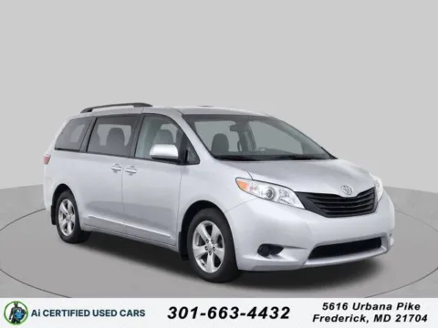 Silver 2017 Toyota Sienna LE for sale in Frederick, MD
