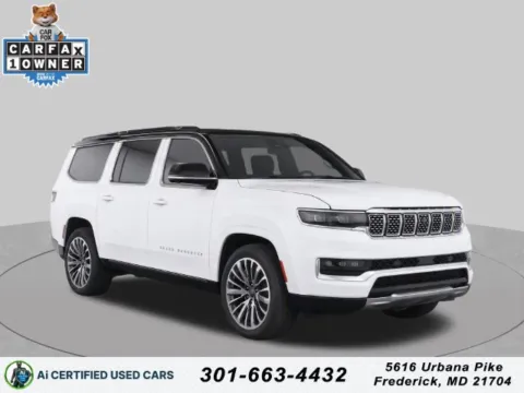 White 2024 Jeep Grand Wagoneer L Series III for sale in Frederick, MD