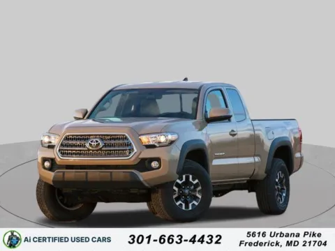 Black 2018 Toyota Tacoma SR5 for sale in Frederick, MD