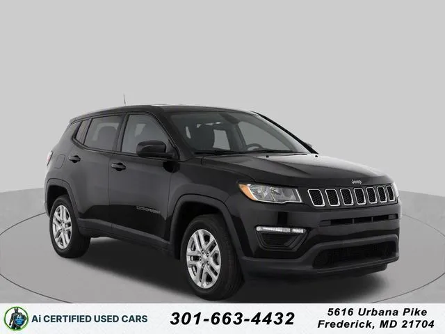 Black 2018 Jeep Compass Sport for sale in Frederick, MD