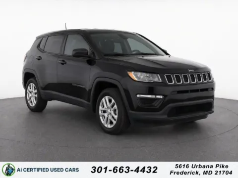 Black 2018 Jeep Compass Sport for sale in Frederick, MD