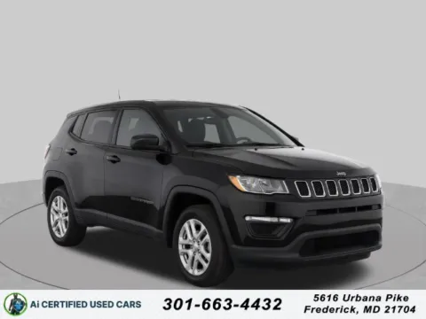 Black 2018 Jeep Compass Sport for sale in Frederick, MD