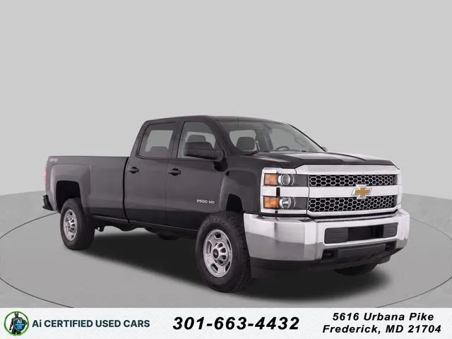 Black 2019 Chevrolet Silverado 2500 HD Work Truck for sale in Frederick, MD