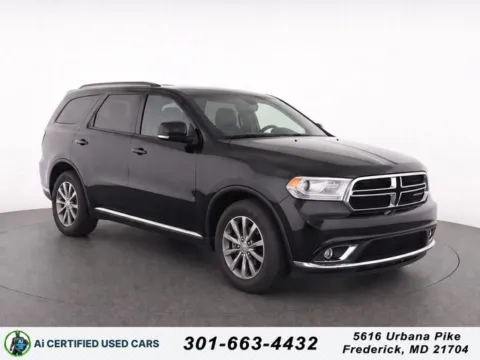 Black 2018 Dodge Durango SXT for sale in Frederick, MD