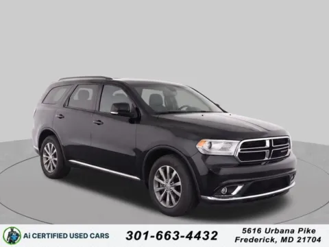 Black 2018 Dodge Durango SXT for sale in Frederick, MD