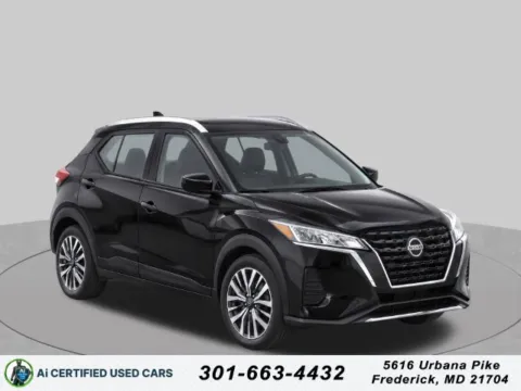 Black 2021 Nissan Kicks SV for sale in Frederick, MD