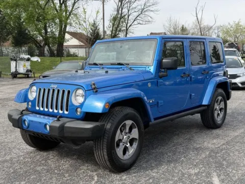 Blue 2016 Jeep Wrangler Unlimited Sahara for sale in Cockeysville, MD