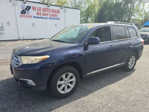 Blue 2012 Toyota Highlander for sale in Cockeysville, MD