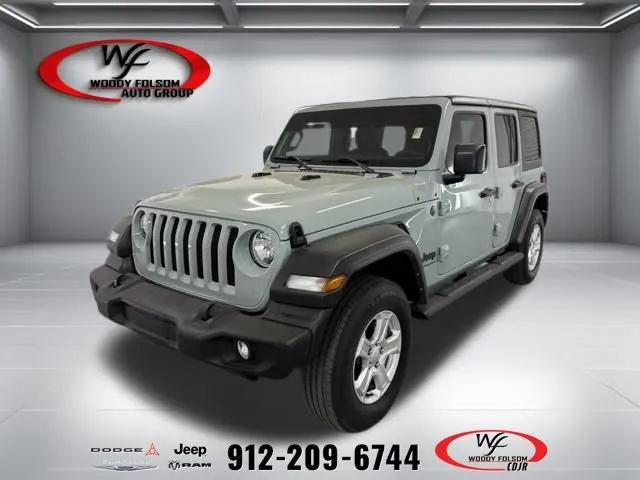 Gray 2023 Jeep Wrangler Sport S for sale in Baxley, GA