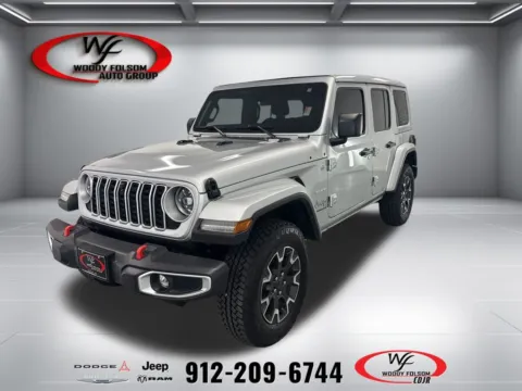 Silver 2024 Jeep Wrangler Sahara for sale in Baxley, GA
