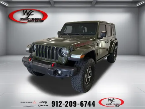 Green 2020 Jeep Wrangler Unlimited Rubicon for sale in Baxley, GA
