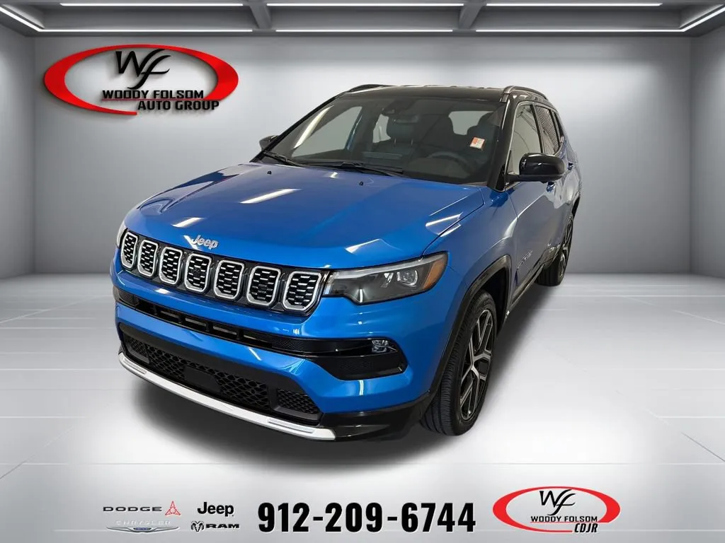 Blue 2025 Jeep Compass Limited for sale in Baxley, GA