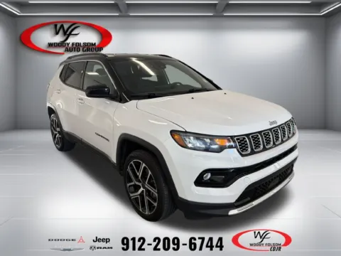 White 2025 Jeep Compass Limited for sale in Baxley, GA