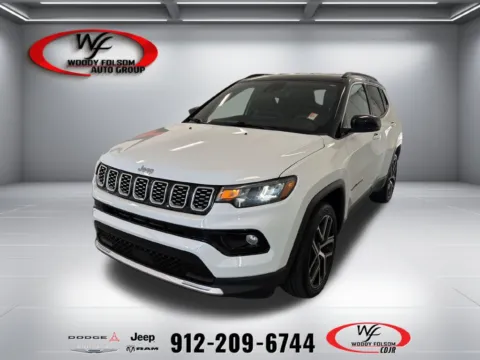 White 2025 Jeep Compass Limited for sale in Baxley, GA