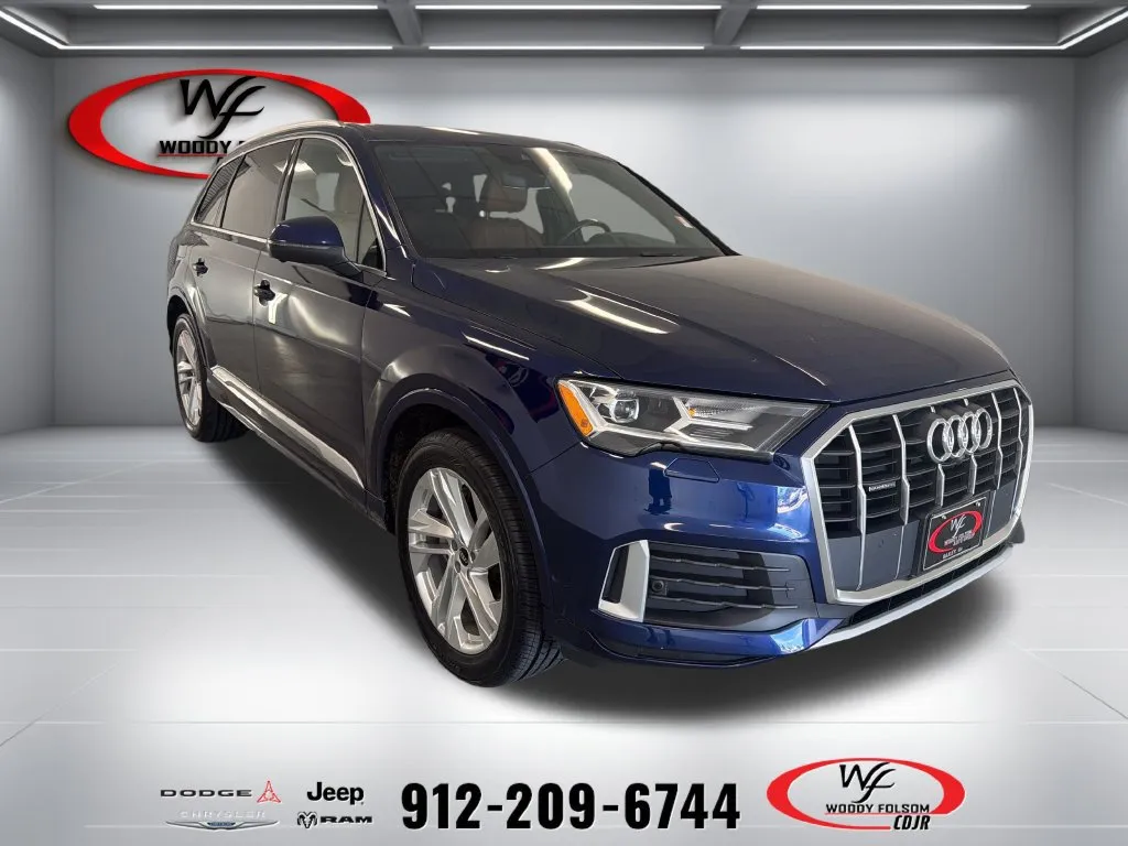 Blue 2021 Audi Q7 Premium Plus for sale in Baxley, GA