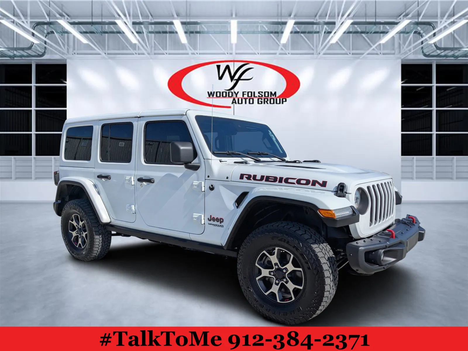 White 2019 Jeep Wrangler Unlimited Rubicon for sale in Douglas, GA