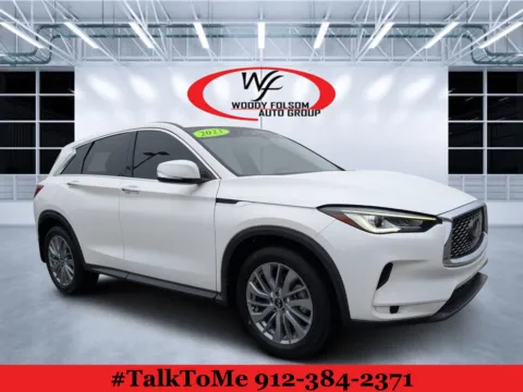 White 2023 INFINITI QX50 PURE for sale in Douglas, GA